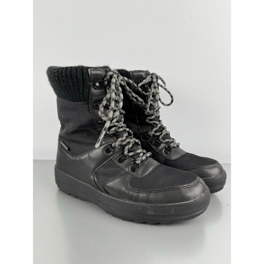 Cougar Vergio‎ Black Waterproof Winter Boots Womens Size 9 Insulated Faux Fur